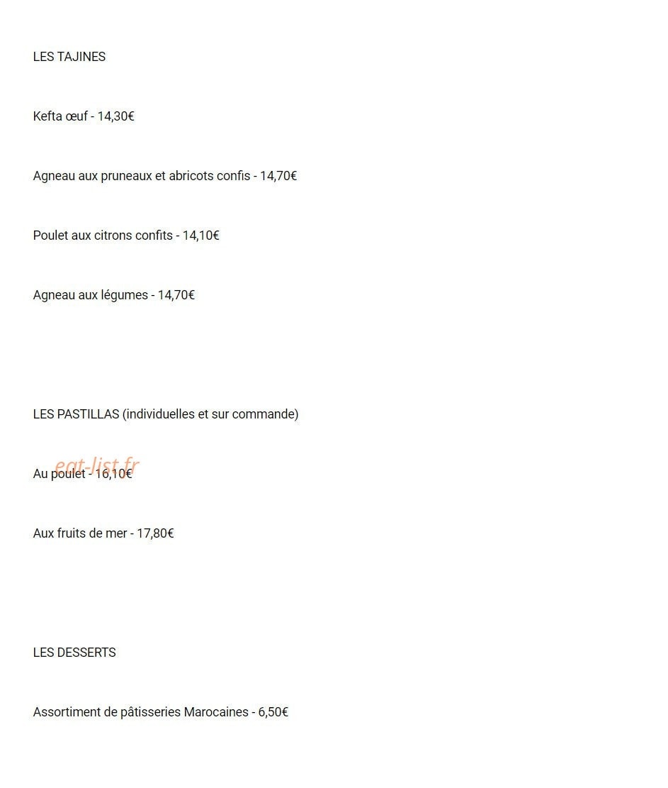 Le Villeroy — carte page 2