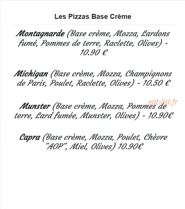 Les 4 Saisons — carte page 2