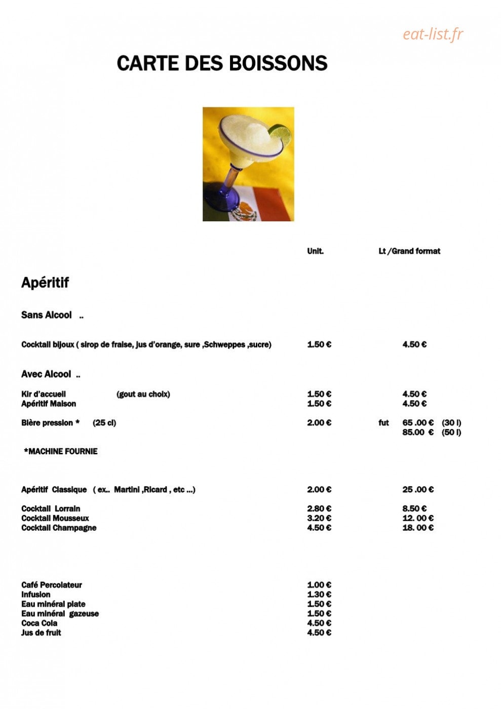 Restaurant Sabatini — carte page 7