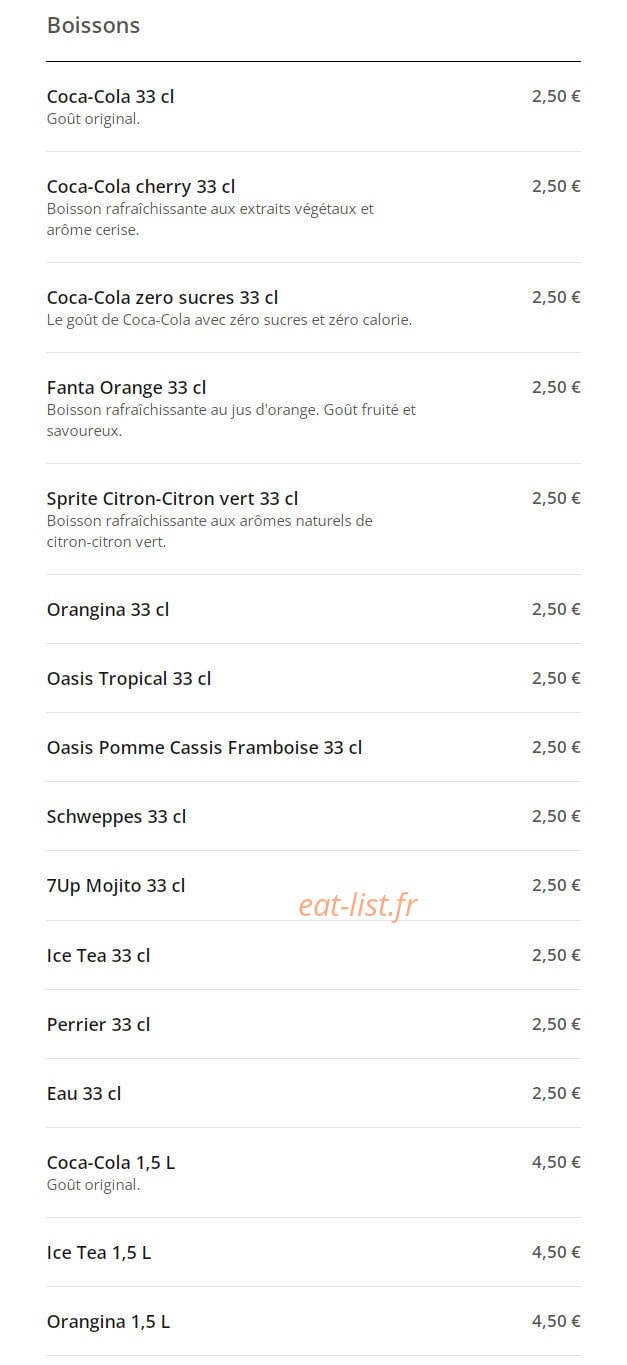 Restaurant Gizem — carte page 8
