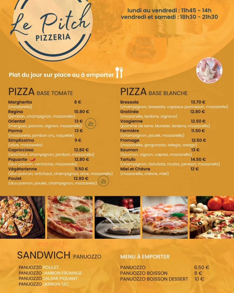 Le Pitch — carte page 1