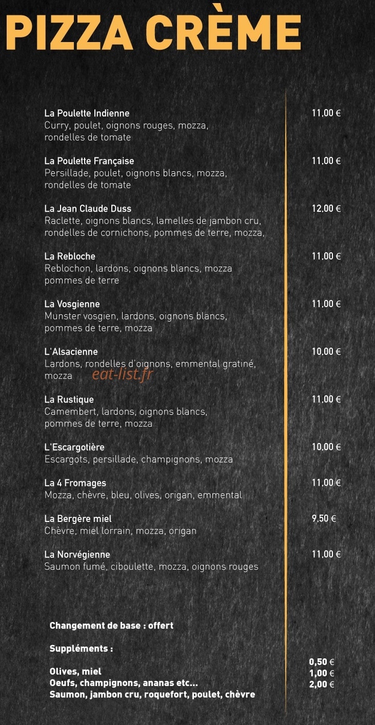 PizzBurg — carte page 2