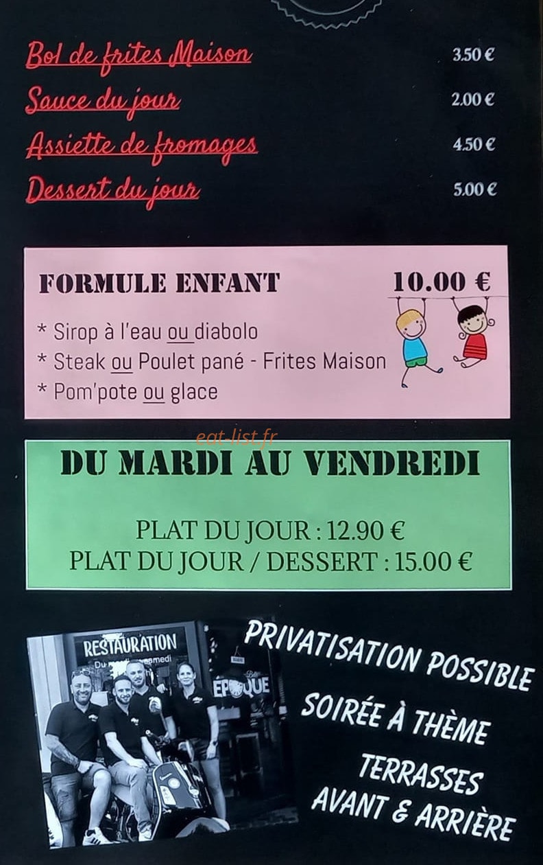 Belle Epoque — carte page 3