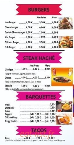 Buta Snack — carte page 3
