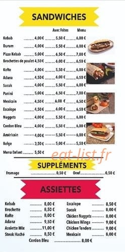 Buta Snack — carte page 2