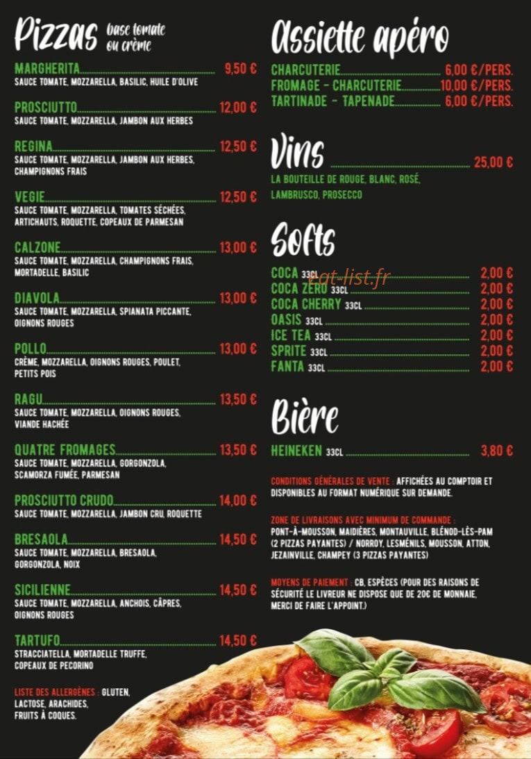 Coco Bello — carte page 1