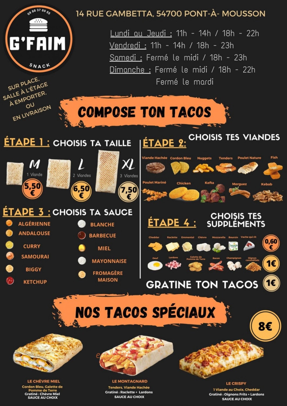 G'faim — carte page 1