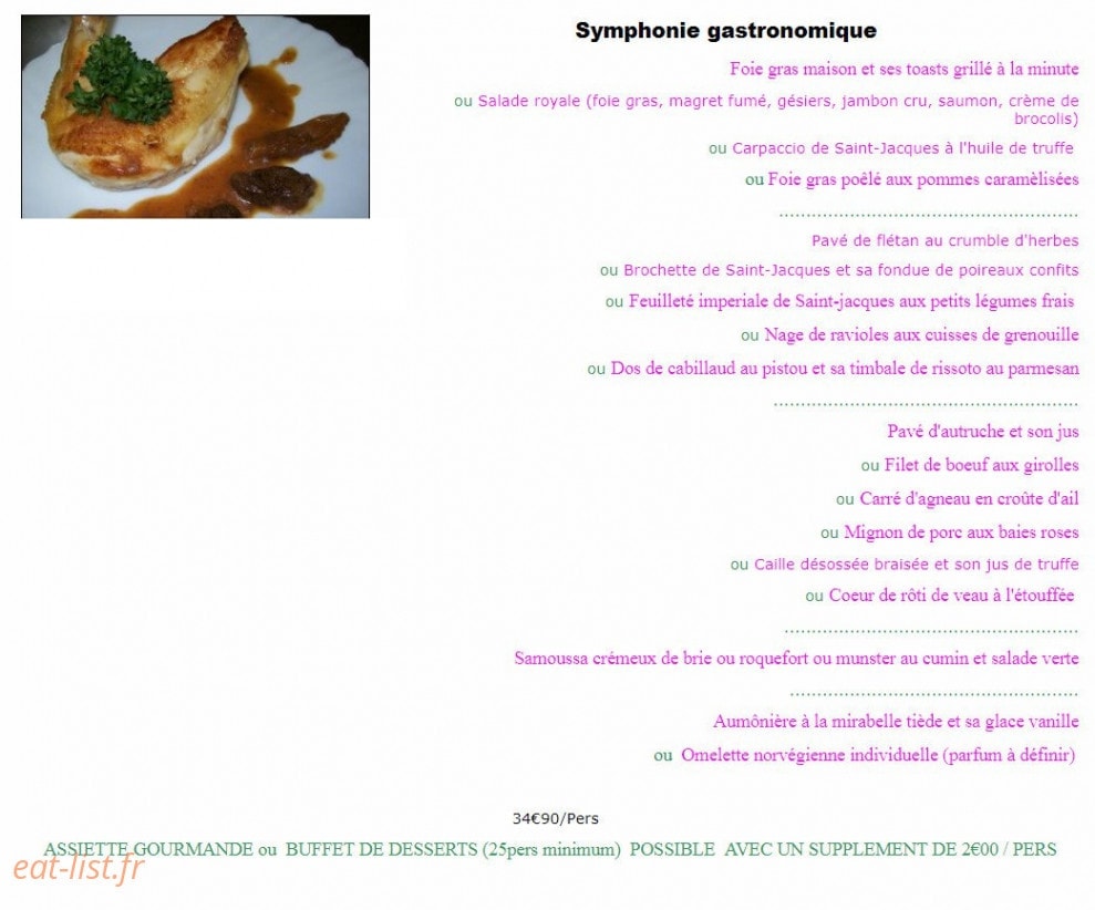 La maison des raviolis — carte page 15
