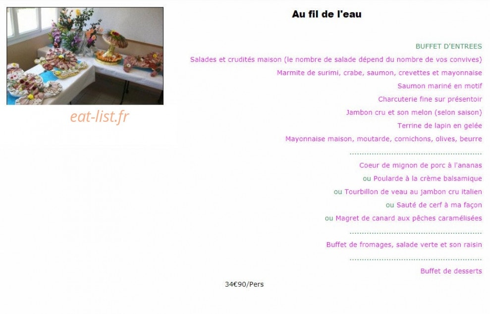 La maison des raviolis — carte page 18