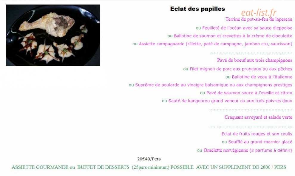 La maison des raviolis — carte page 11