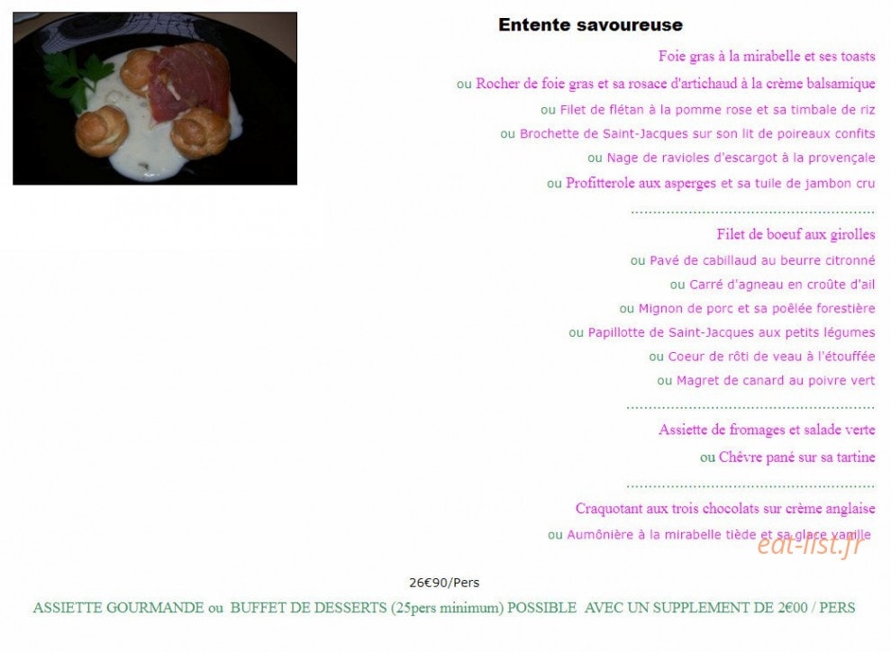 La maison des raviolis — carte page 12