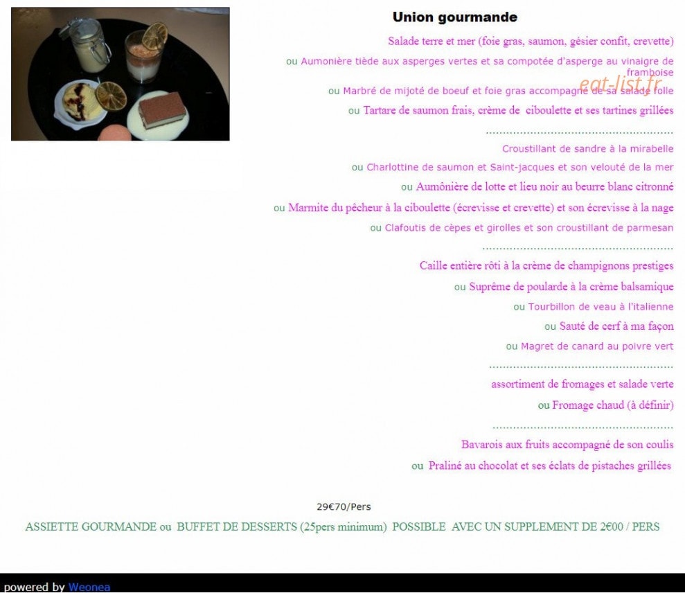 La maison des raviolis — carte page 14