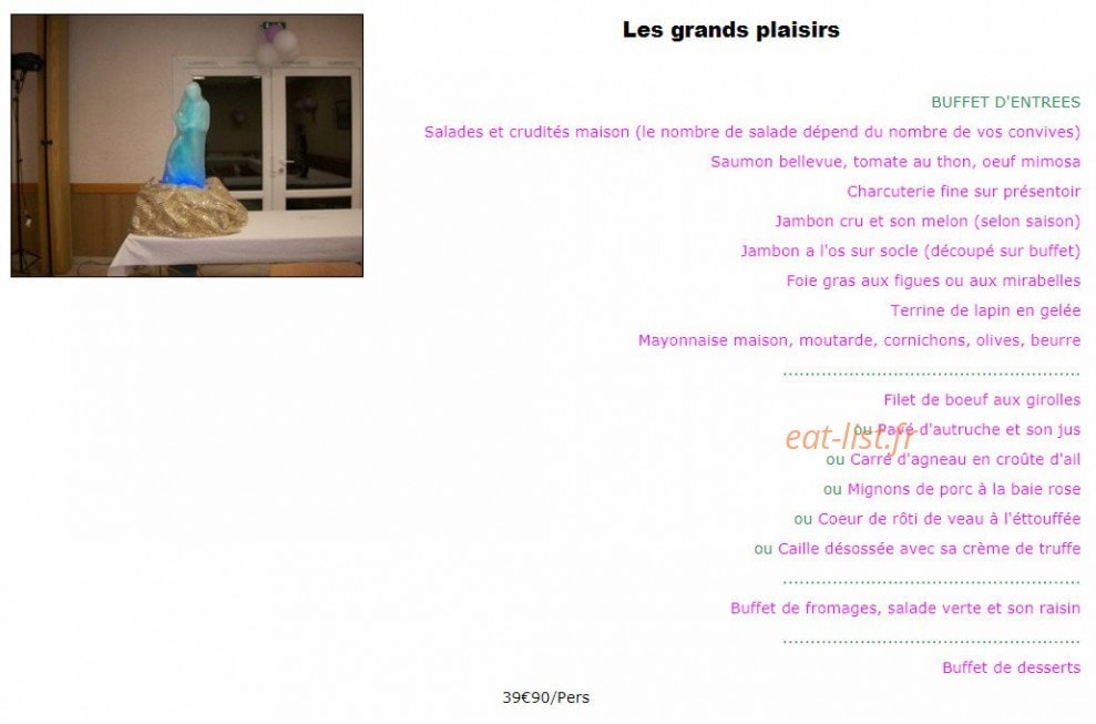 La maison des raviolis — carte page 19
