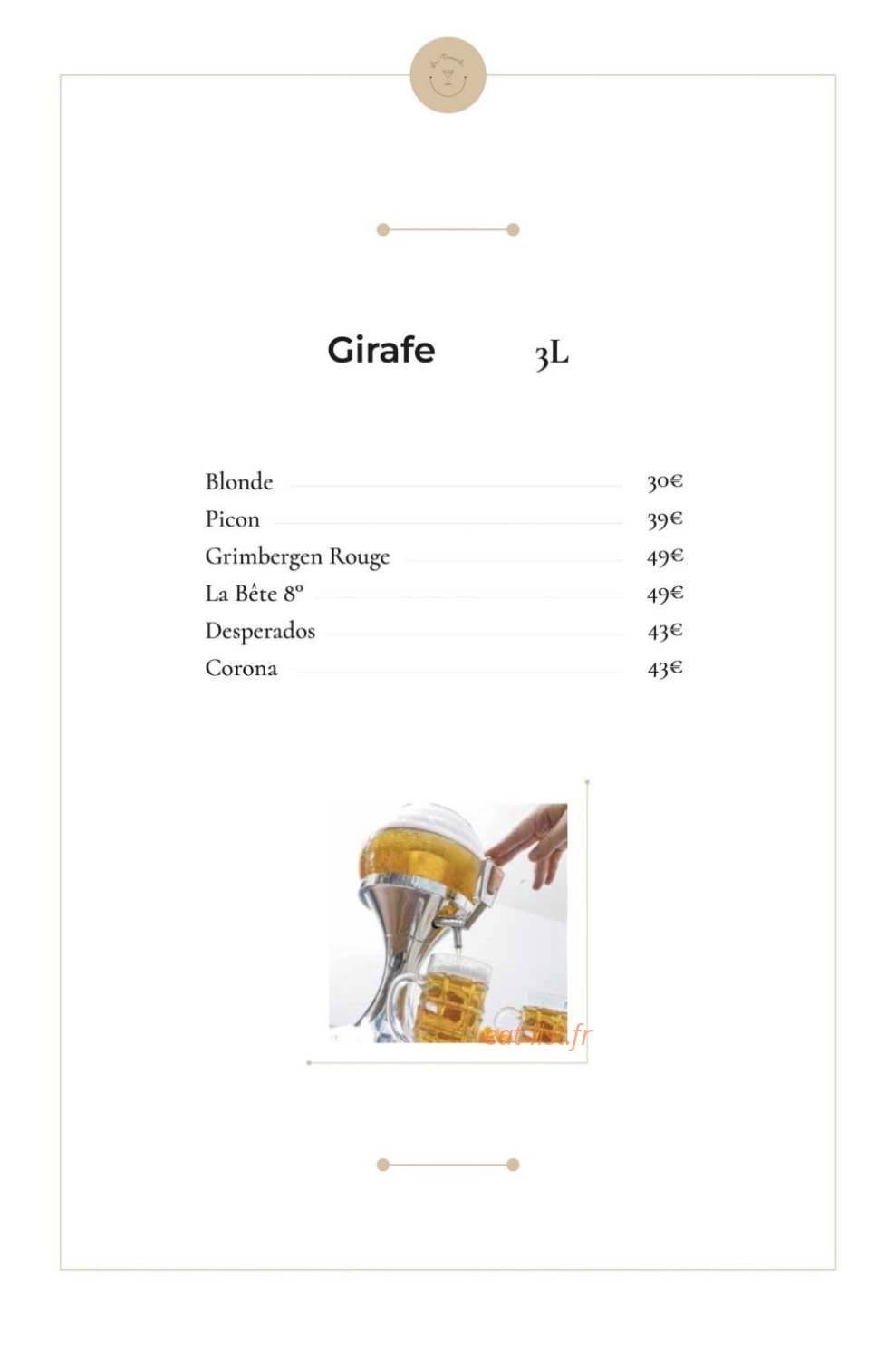 La Passerelle — carte page 3