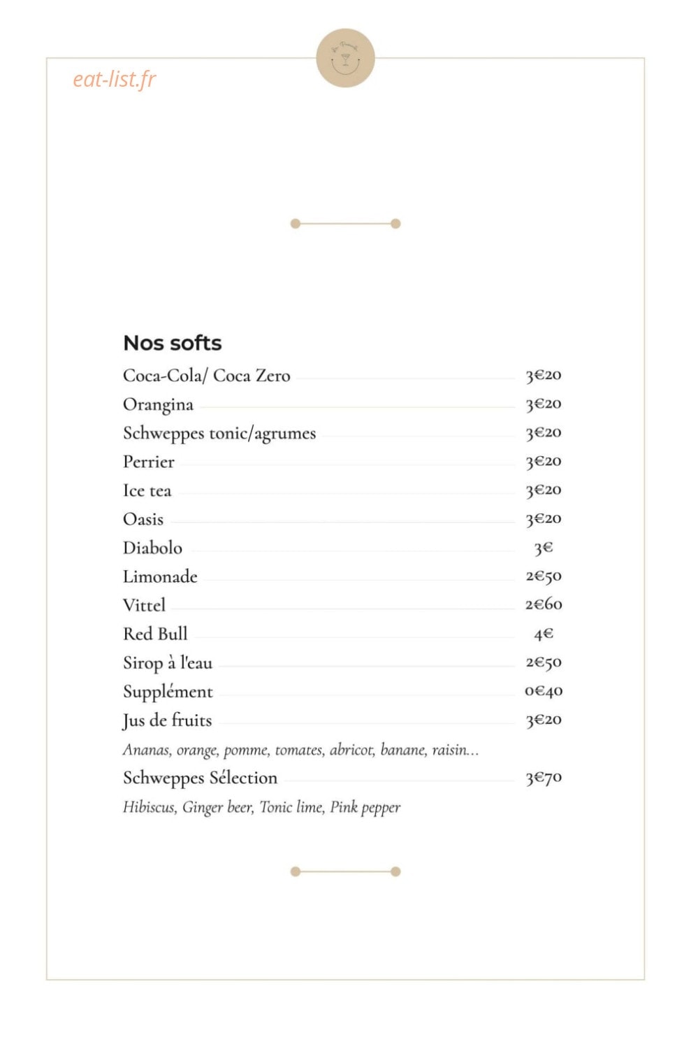 La Passerelle — carte page 7