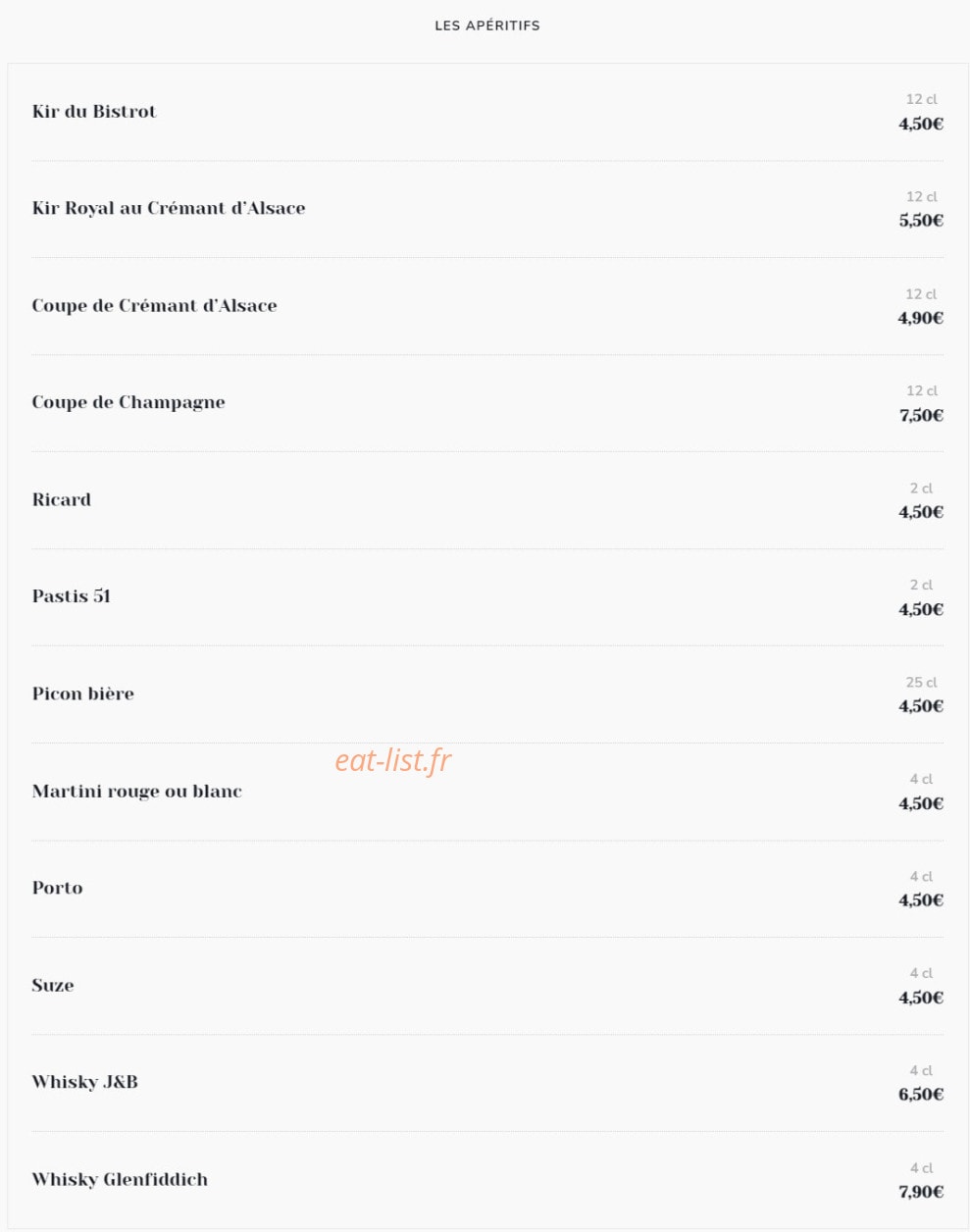 Le 7 de Table — carte page 8