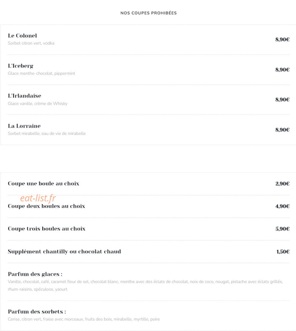 Le 7 de Table — carte page 7