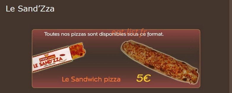 Pizzamania — carte page 6