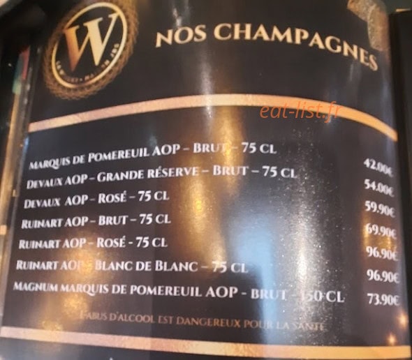 La Winery maison Jbs — carte page 6