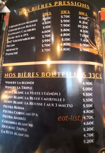 La Winery maison Jbs — carte page 8