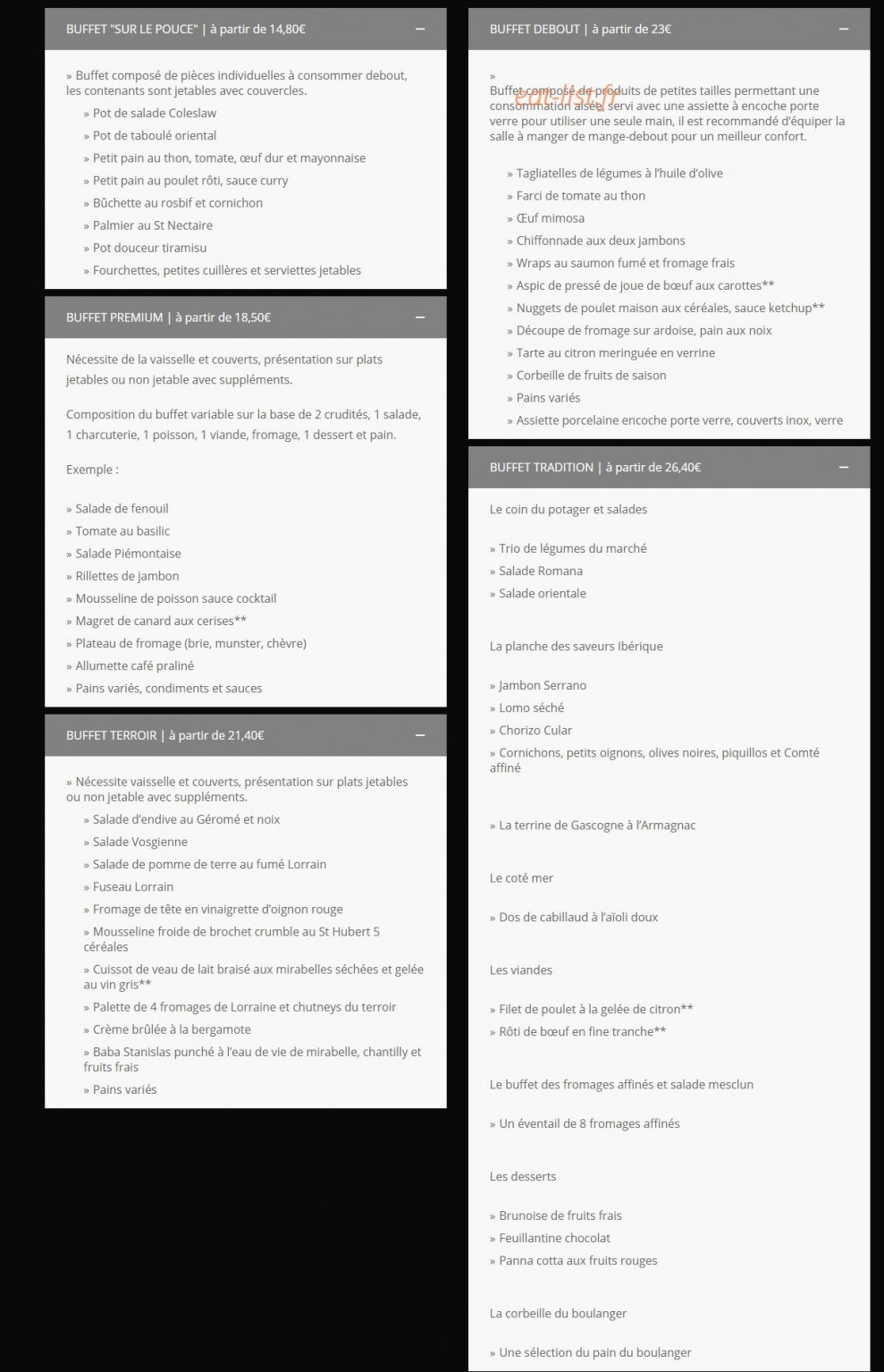Les Paganis — carte page 1
