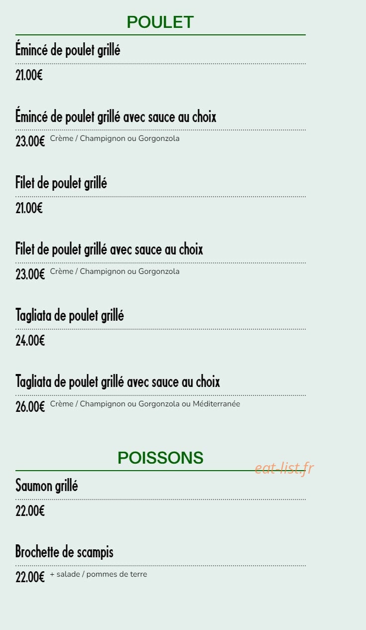 Chalet de Chenieres — carte page 12