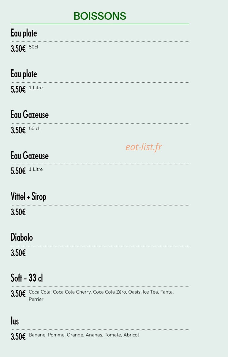 Chalet de Chenieres — carte page 18