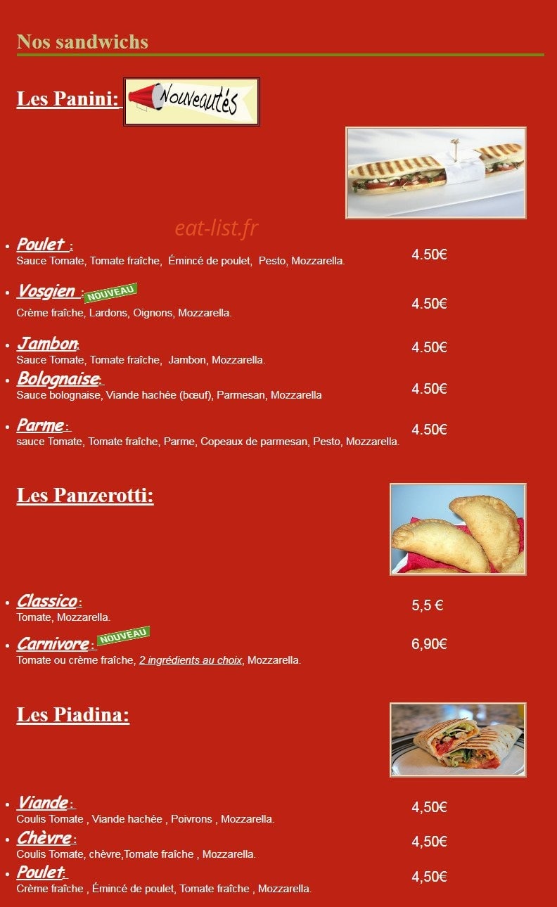 Stopizza — carte page 6