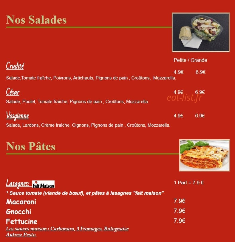 Stopizza — carte page 5