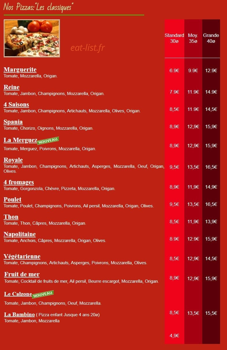 Stopizza — carte page 2