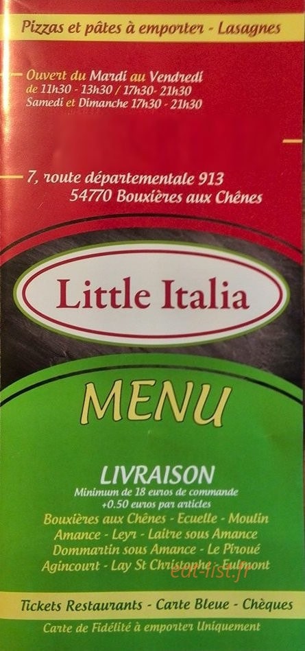 Little Italia — carte page 1