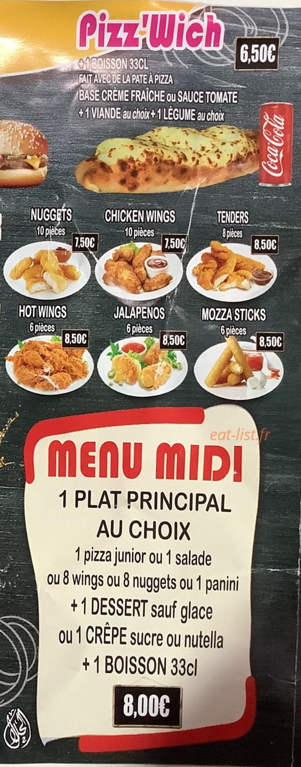 Andiamo Pizza — carte page 4