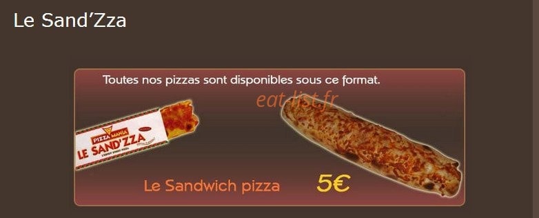 Pizzamania — carte page 6