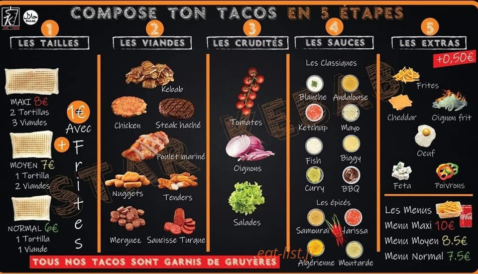 Star Kebab — carte page 3