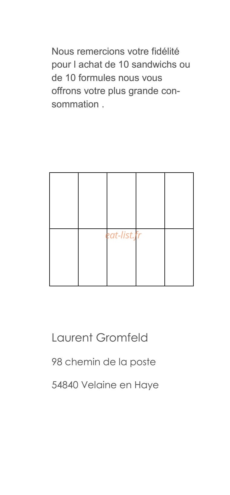 Chez Loulou — carte page 6