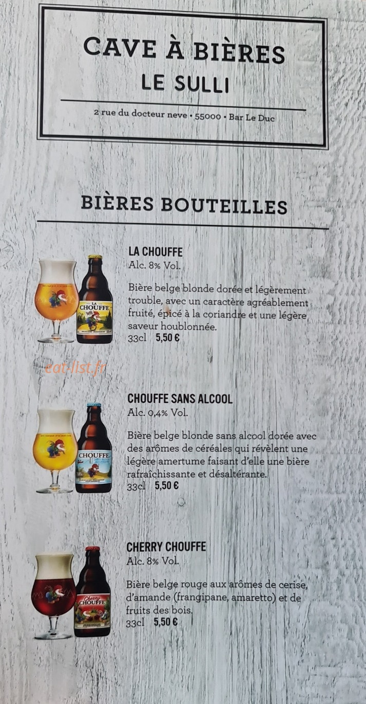 Chez Sulli — carte page 3