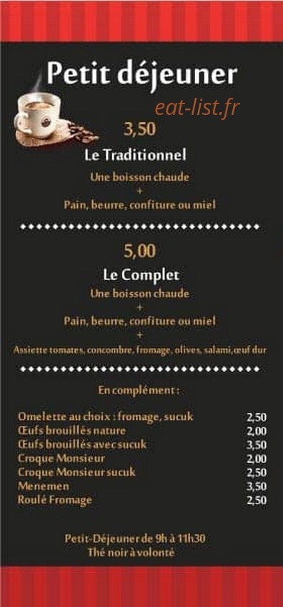 Delice Kebab — carte page 2