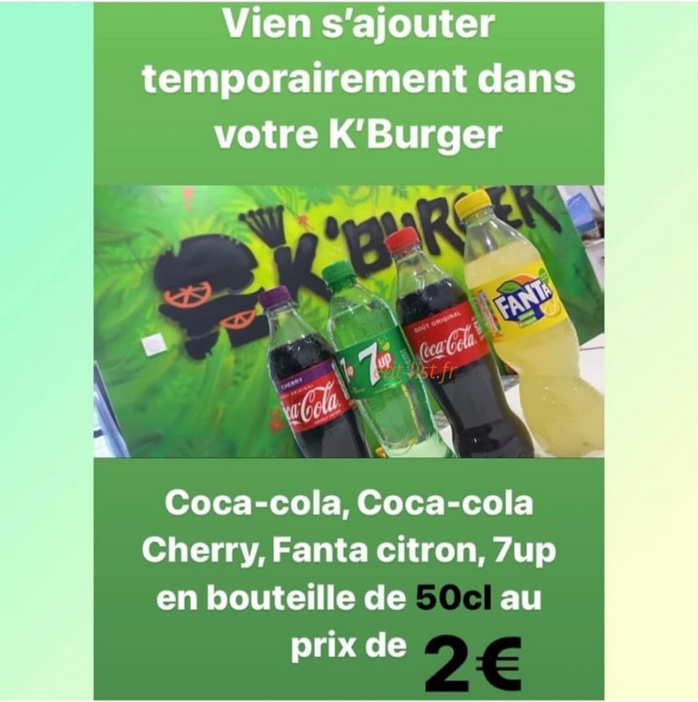 K'Burger — carte page 3
