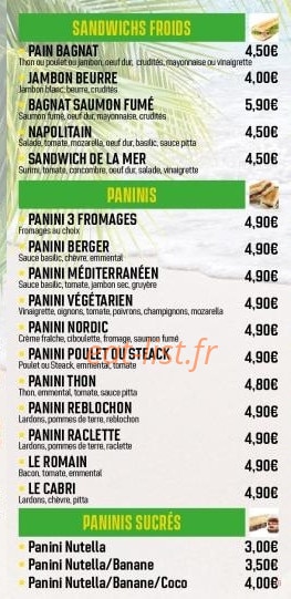 L'ile Aux Sandwich — carte page 5
