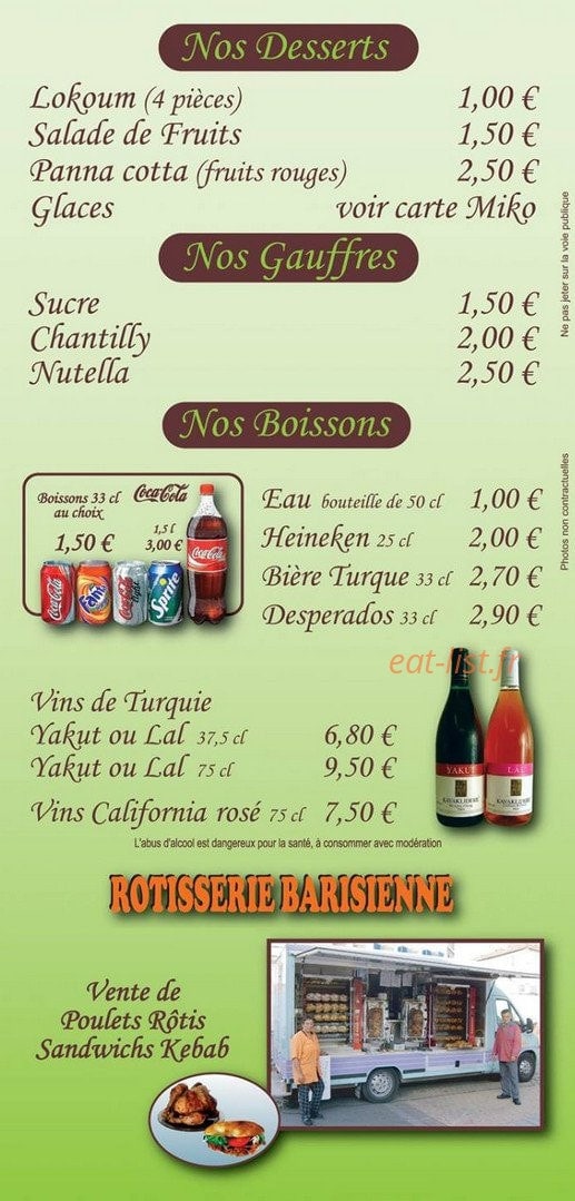 Le Keb's — carte page 6