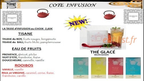 Paus café — carte page 16