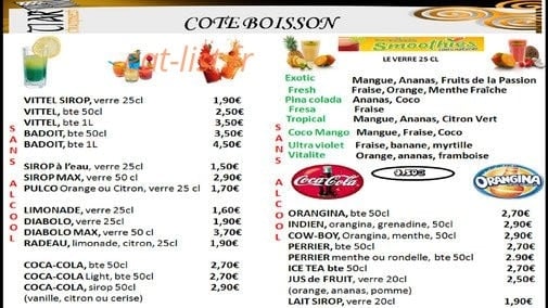 Paus café — carte page 11