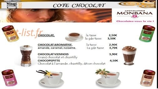 Paus café — carte page 15