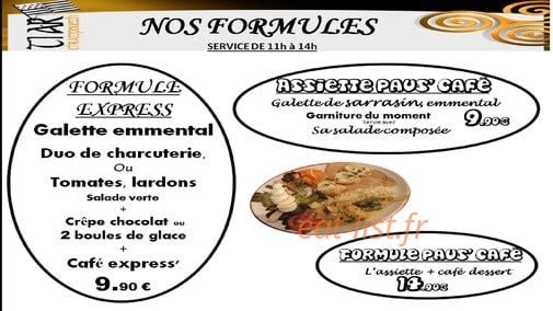Paus café — carte page 2