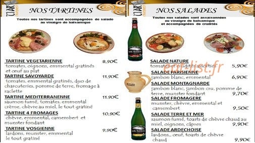 Paus café — carte page 5