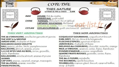 Paus café — carte page 14