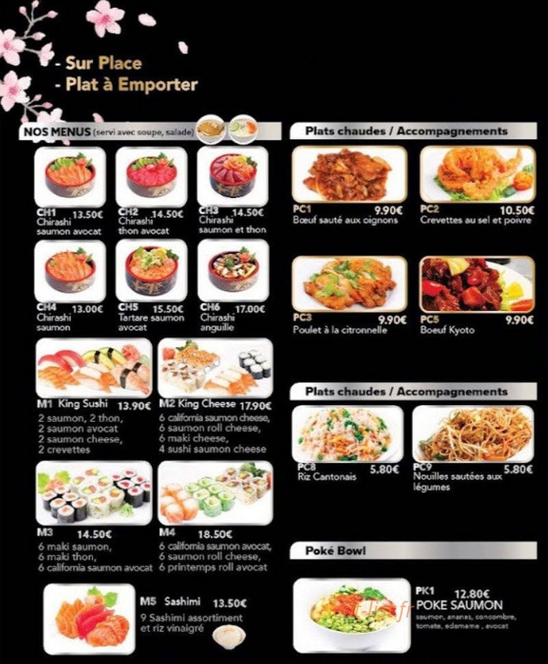 Sushi King — carte page 4