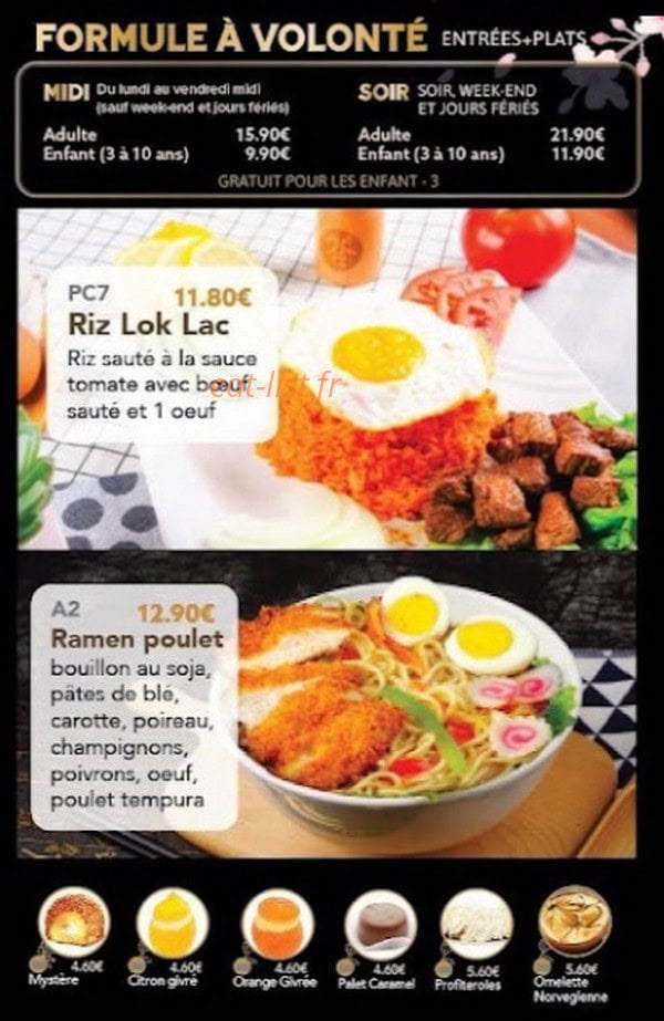 Sushi King — carte page 5