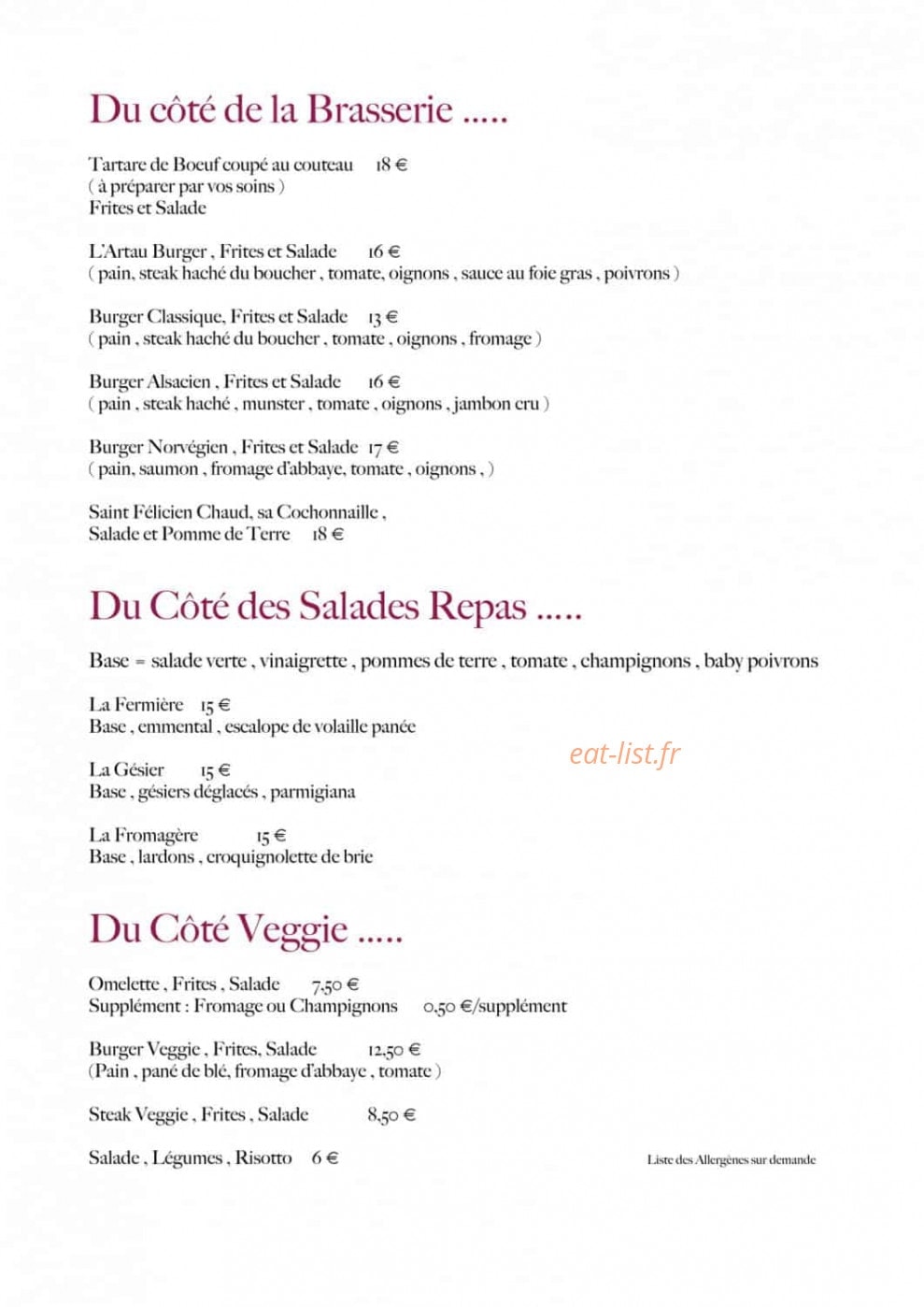 L'Artaumarce — carte page 3