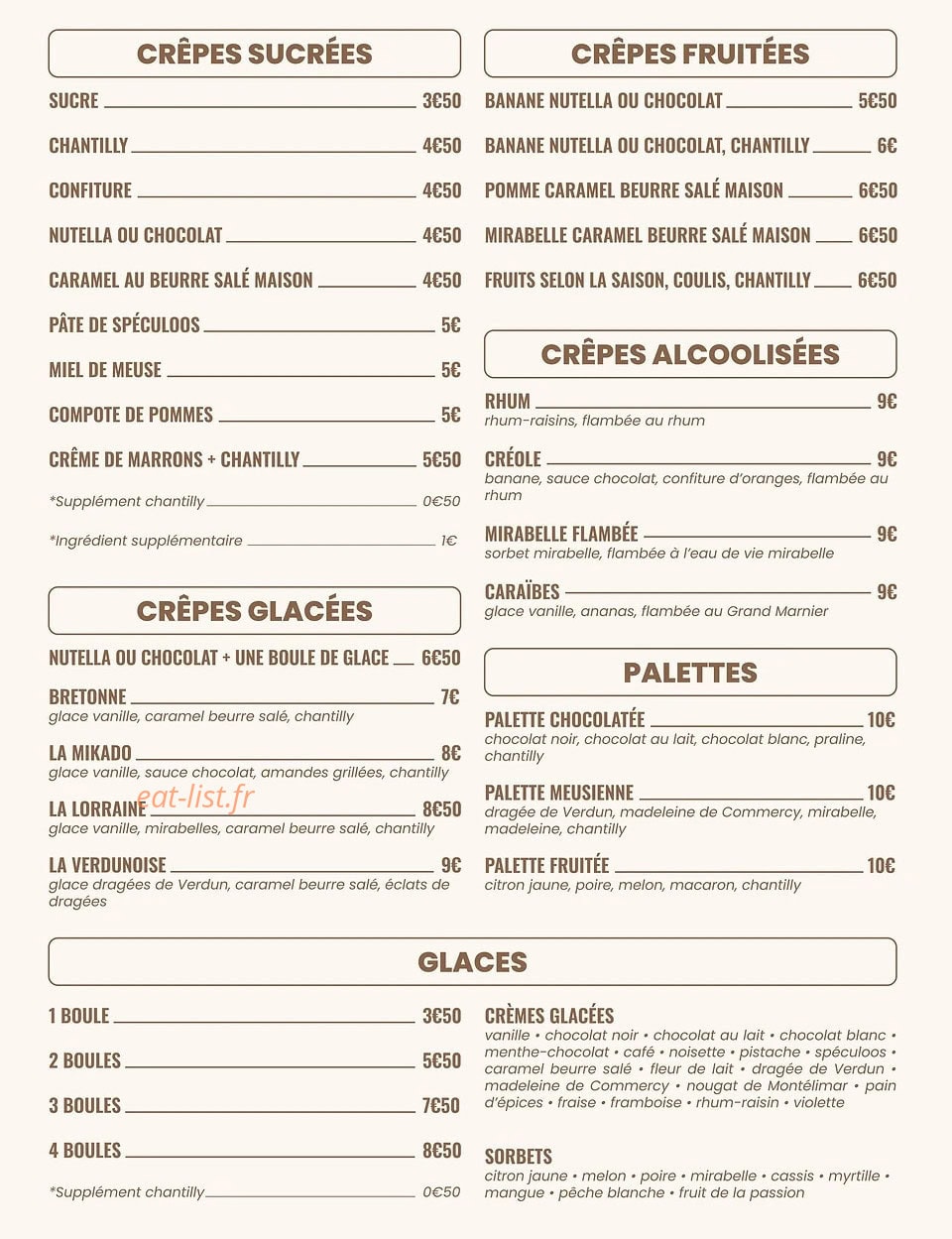 Chez Steph et Micka — carte page 2